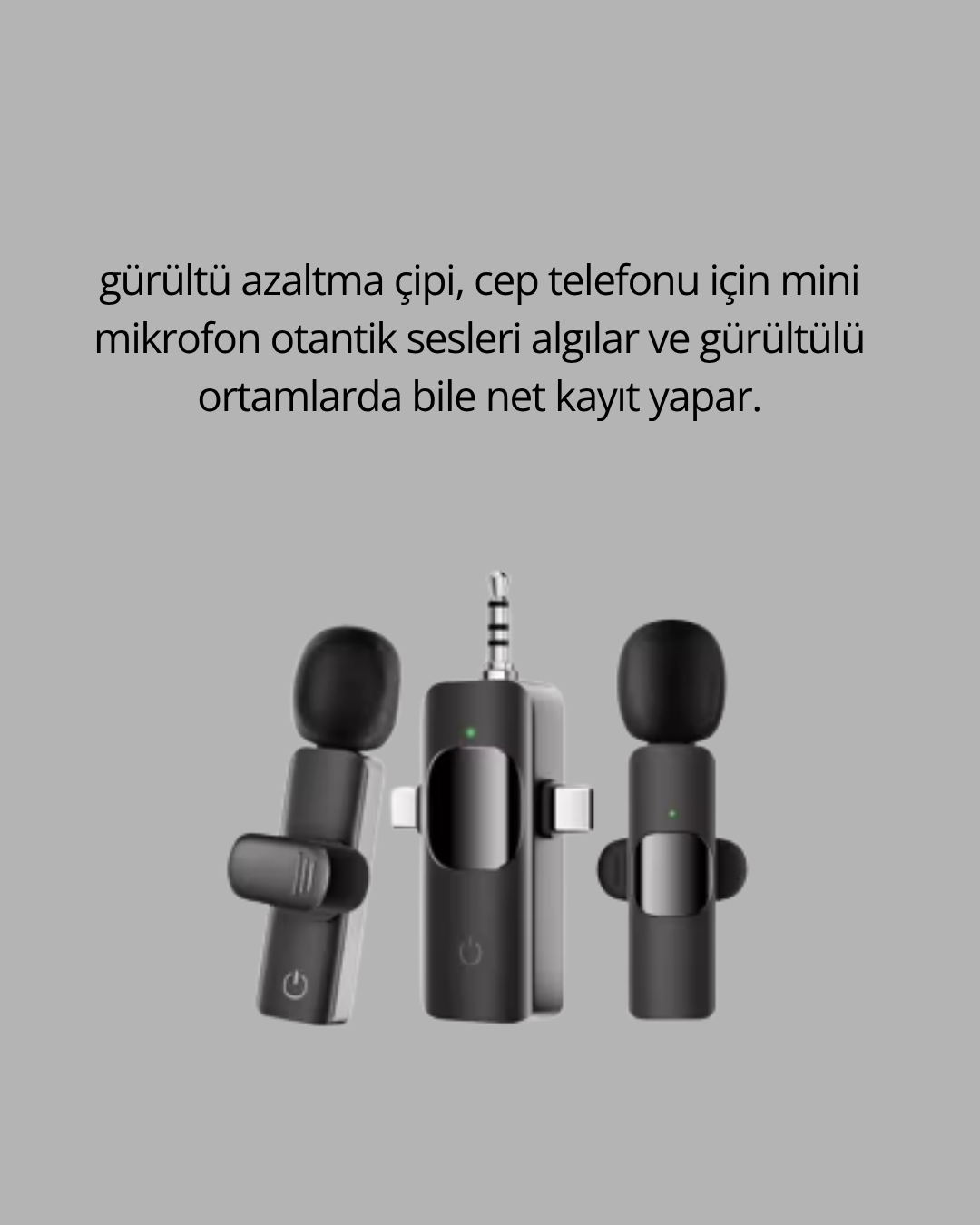 Tak ve Kullan Mikrofon - Gürültü Engelleyici