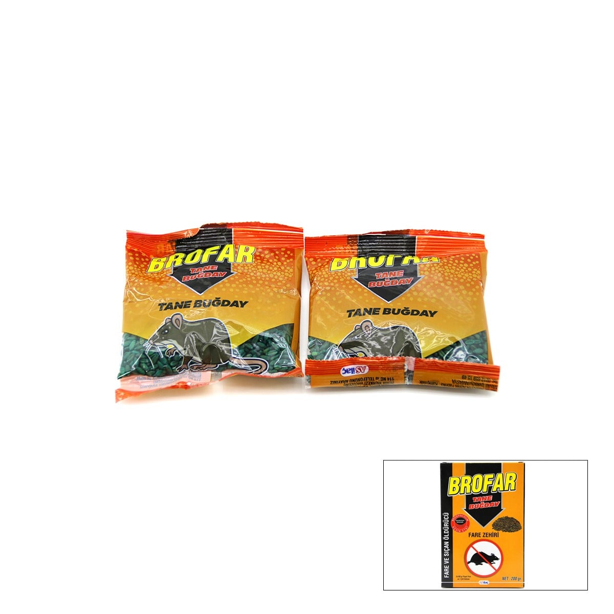 Tane Buğday Fare ve Sıçan Zehiri 200 g