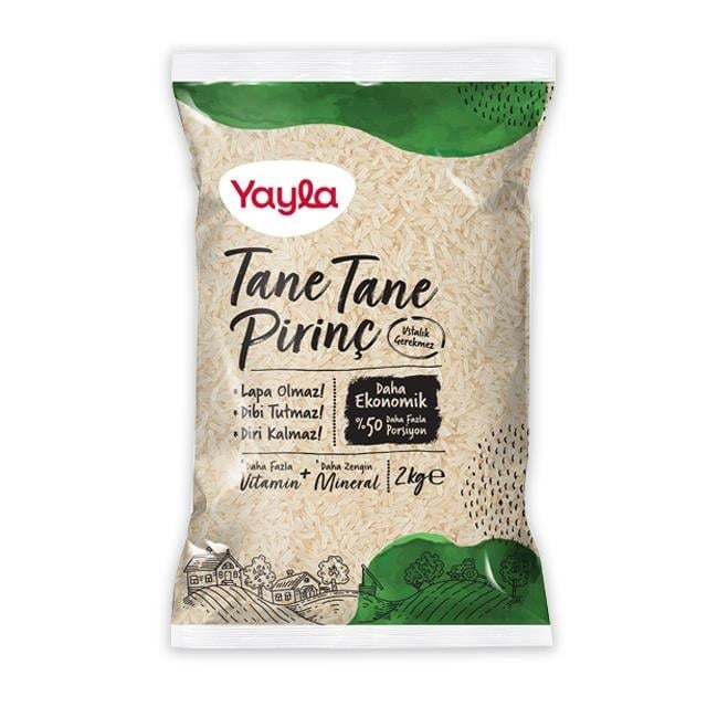 Tane Tane Pirinç 2000gr