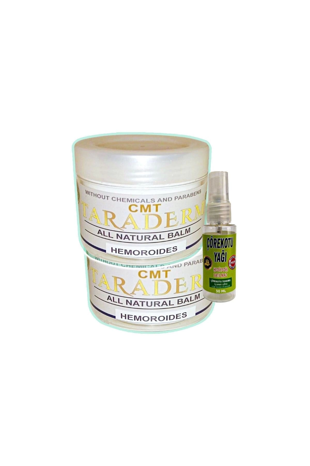 Taraderm 100 ml 2 Adet Rahatlatıcı Kremi + 30 ml Çörek Otu  Yağ