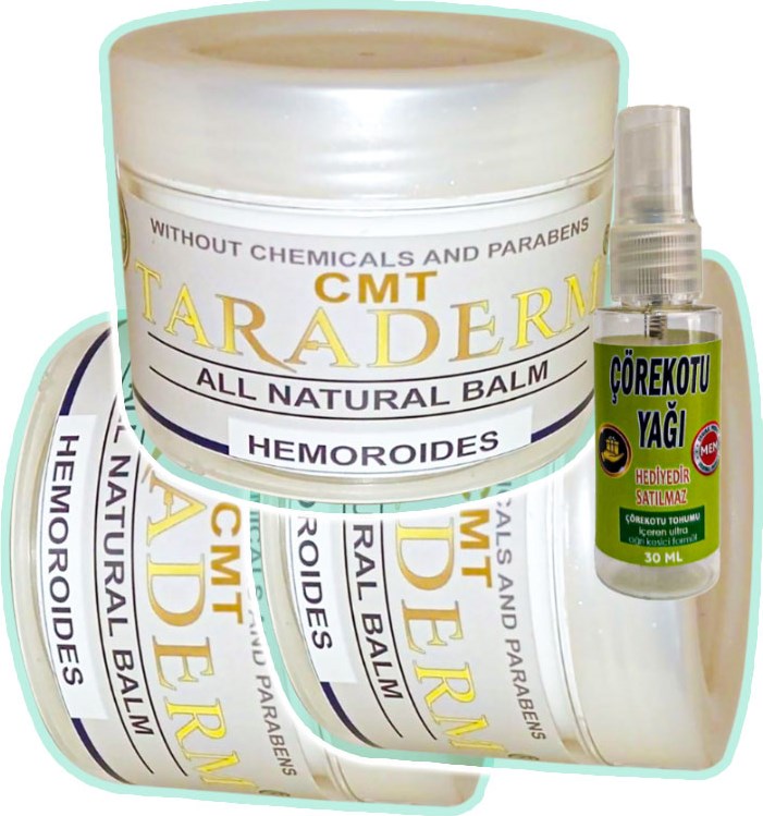 Taraderm Analbakım Kremi 3 Adet 100 ml + Çörek Otu Yağı Yağı 30 ml