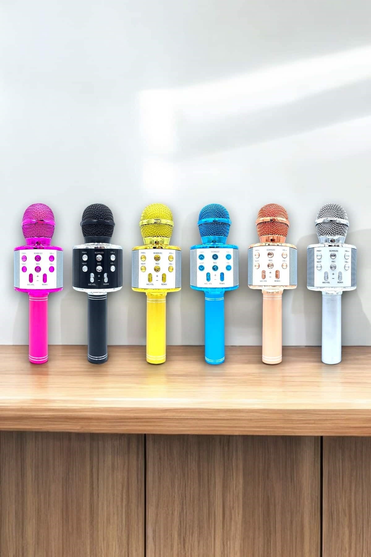 Taşınabilir Bluetooth Karaoke Mikrofon: Hafıza Kart Girişli, Etkileyici Performans