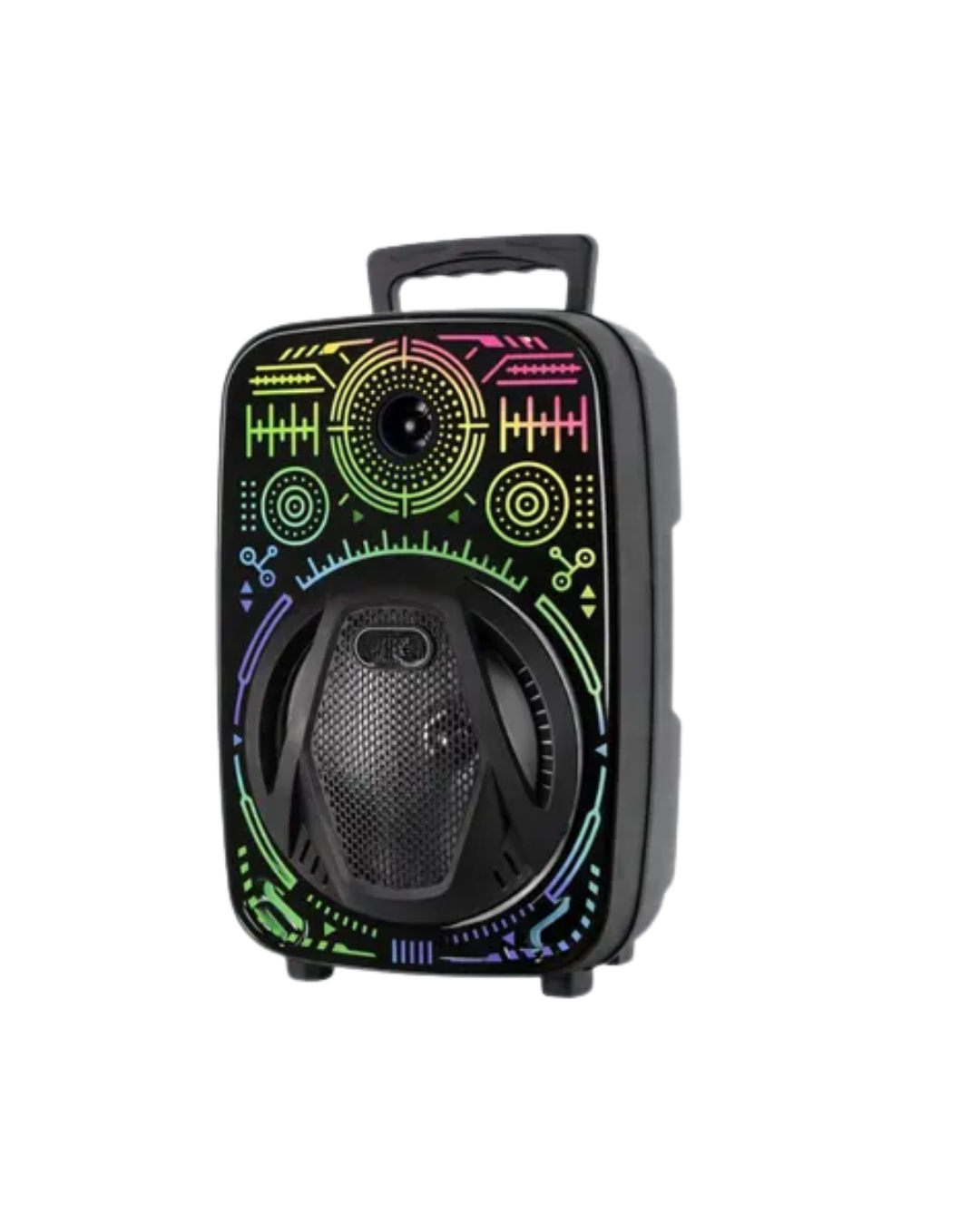 Taşınabilir Bluetooth Speaker Mikrofonlu RGB Işıklı Karaoke Ses Sistemi