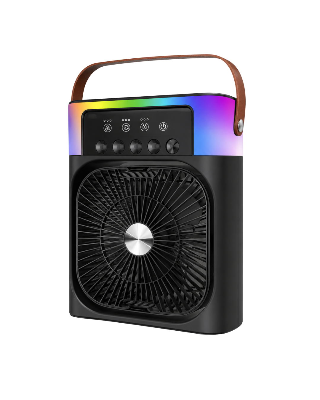 Taşınabilir Mini Klima Nemlendirici Fan RGB Led Aydınlatmalı USB Fan