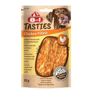 Tasties Chicken Fillets Tavuk Fileto Köpek Ödülü 85 Gr