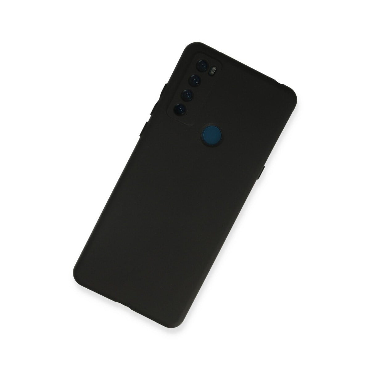 TCL 20 SE Kılıf First Silikon - Siyah