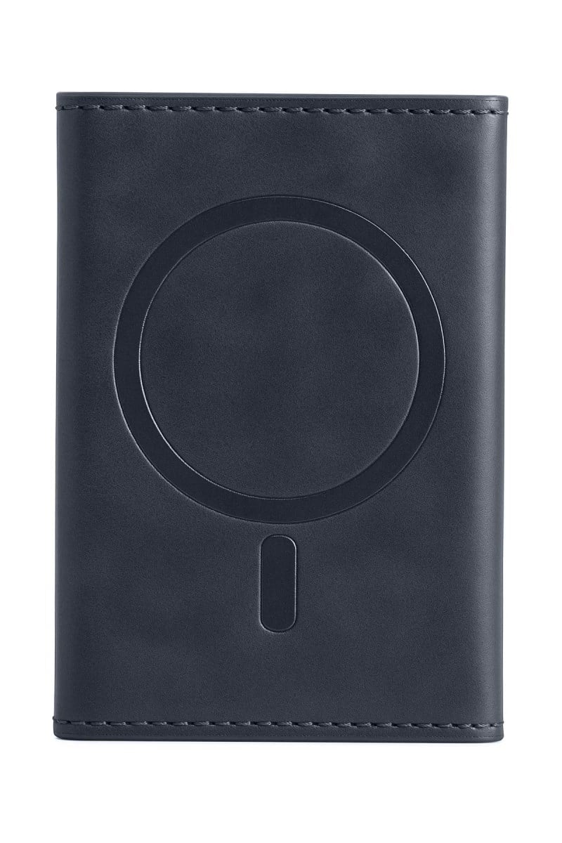 Tema Magsafe Deri Kartlık - Lacivert