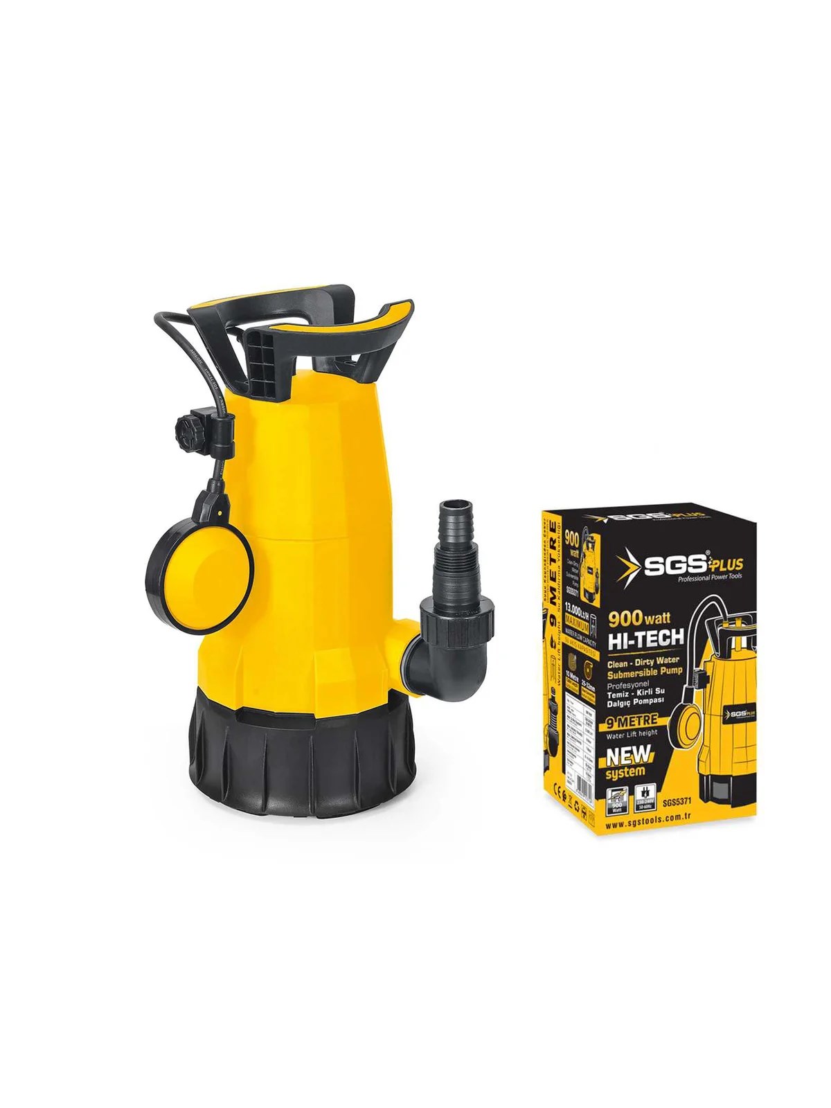 Temiz Su Kirli Su Dalgıç Pompa 900 Watt SGS 5371