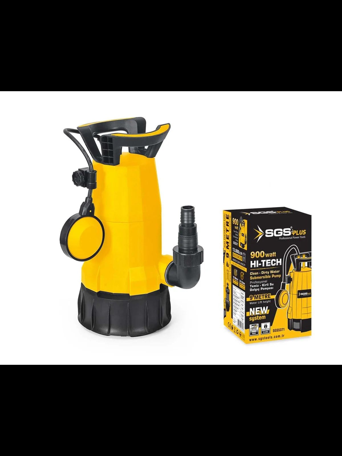 Temiz Su Kirli Su Dalgıç Pompa 900 Watt SGS 5371