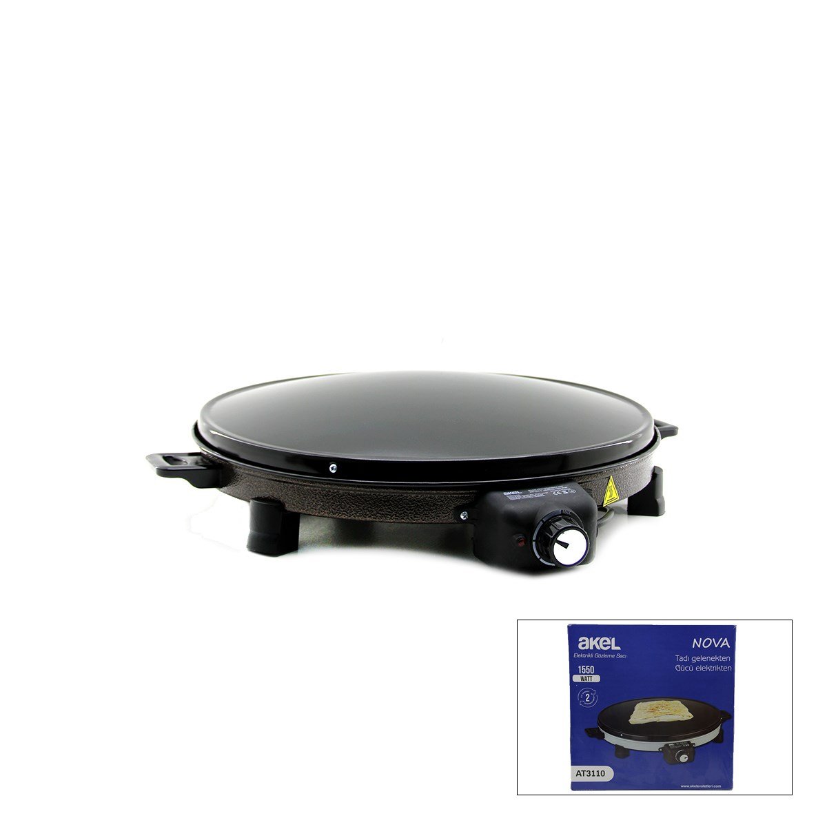 Termostatlı 1550W Gözleme Sacı 48x48x14 cm