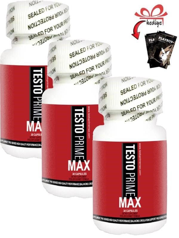 Testo Prime Max Erkeklere Özel Her an Maksimum Limit 30’lu x 3 adet