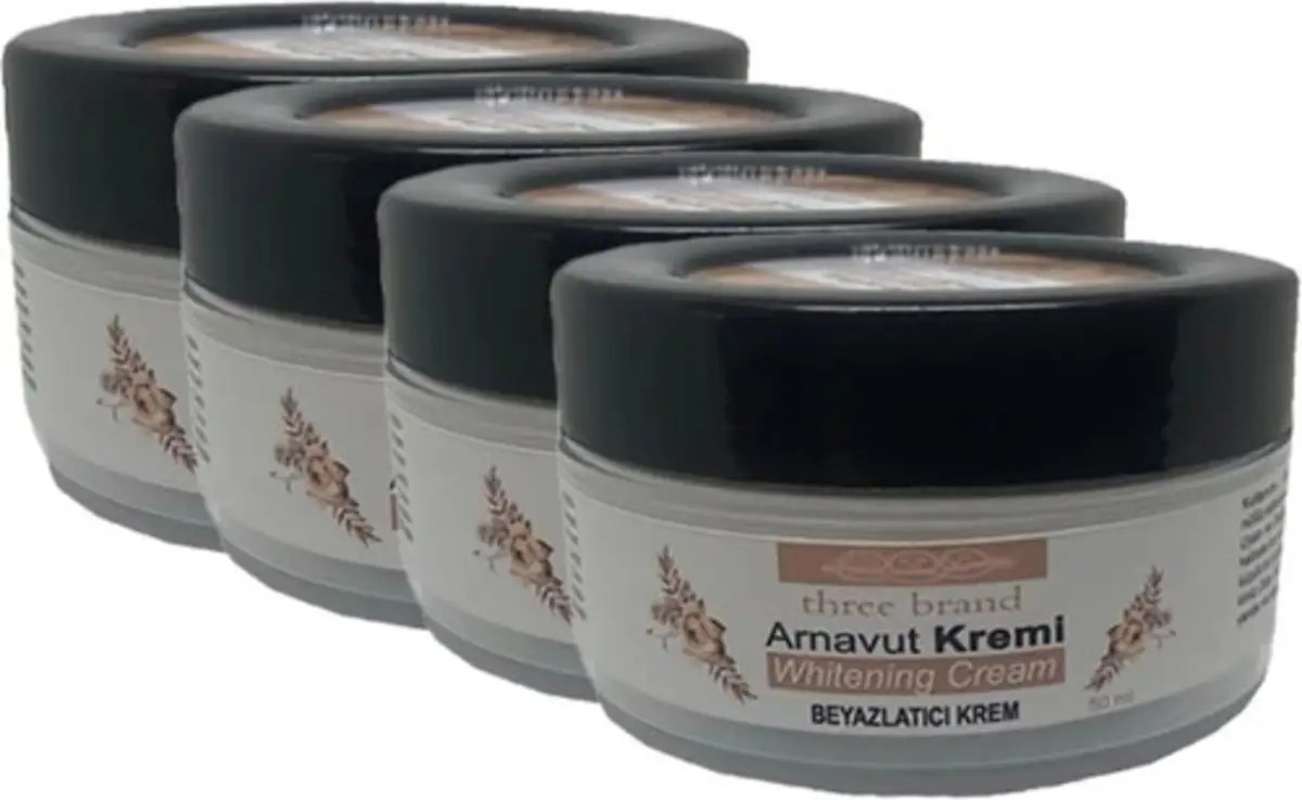 Three Brand 4lü Adet Arnavut Kremi Whitens Cream Tüm Bölge  Kremi 50 ml HAZN926000419