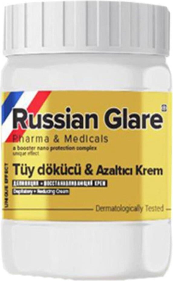 Three Brand 50 ml Arnavut Aklık Kremi 1 Ad + Russıan Glare Tüy Dökücü Azaltıcı Merhem 50ML 1 Ad