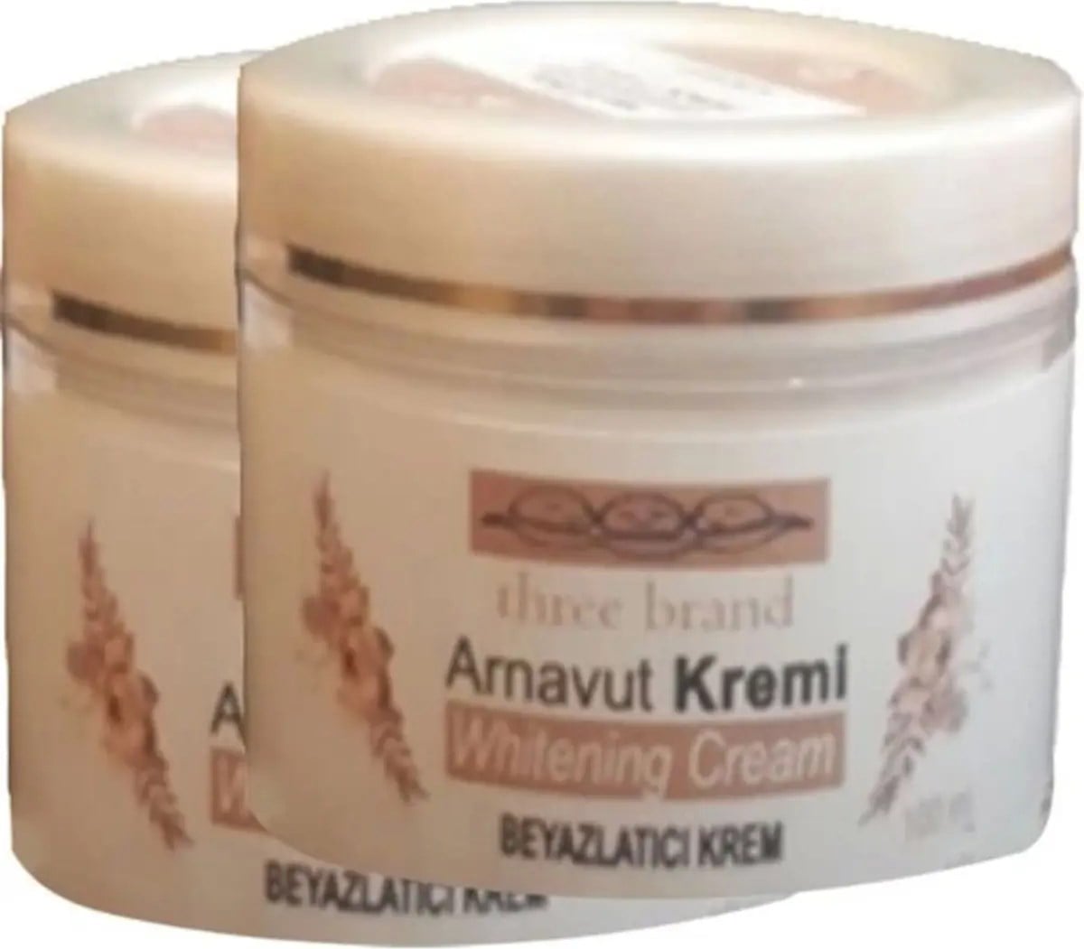 Three Brand Arnavut Kremi 2 Adet Whitens Cream Tüm Bölge  Kremi 100 ml