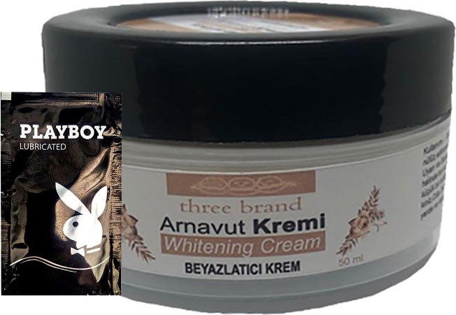 Three Brand Arnavut Kremi ASILKOZ2-2:0118 Whitening Cream Bölgesel Aklık Kremi 50 ml + 1 Tane Hediye Jel