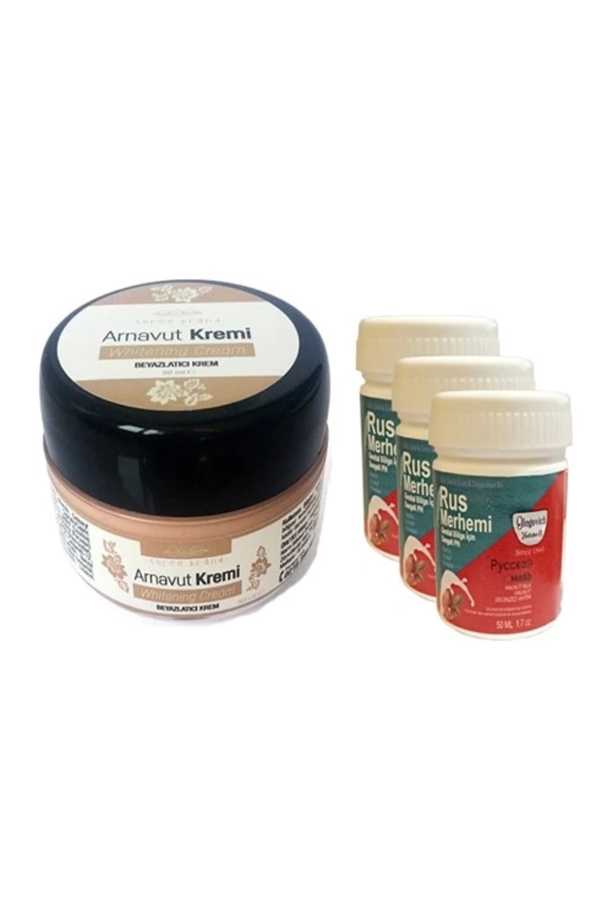 Three Brand Arnavut Kremi1 Adet + Rus Merhemi 50 ml 3 Adet