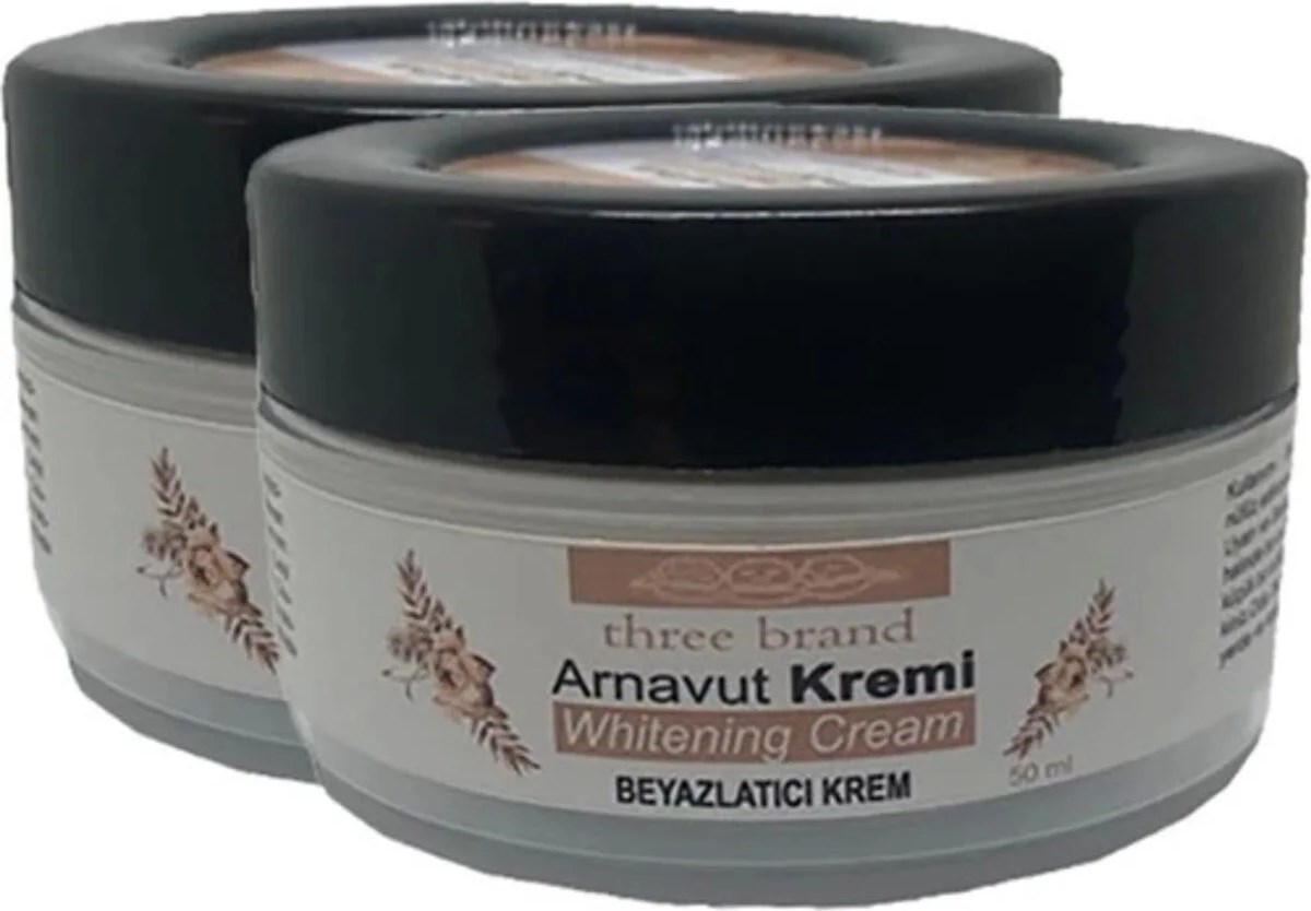 Three Brand Arnavutkremi 2 Adet Whitens Cream Tümbölge  Kremi 50 ml