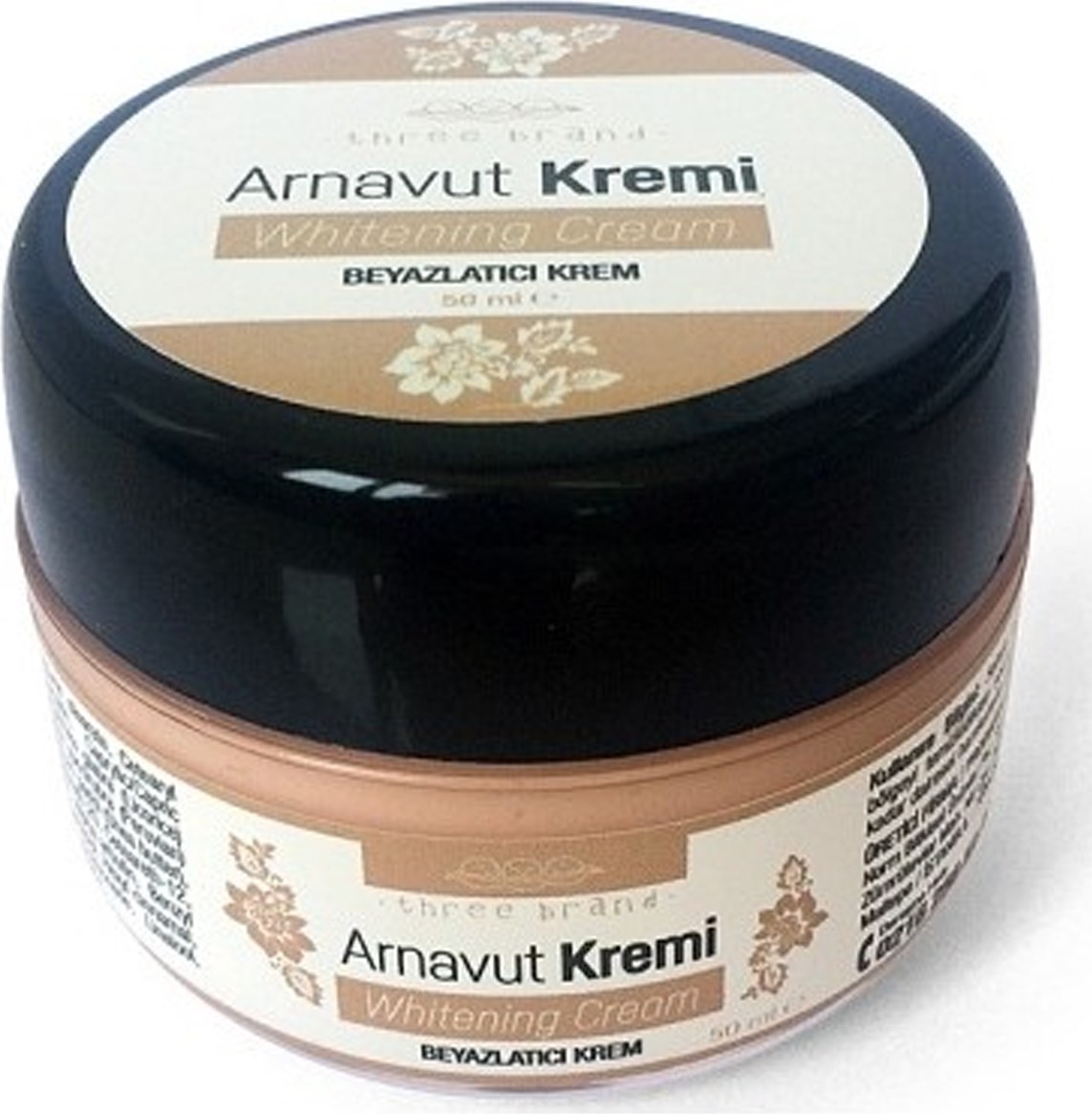 Three Brand Whitening Cream Arnavut Kremi 50ML Aklık Kremi