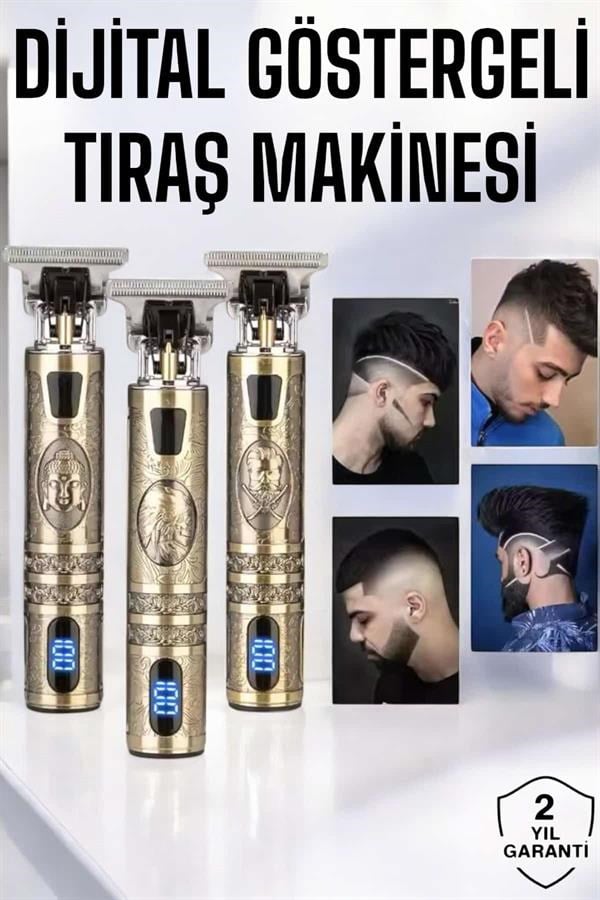 Tıraş Makinesi Çizik Tıraş Paslanmaz Çelik Uzun Ömürlü Şarjlı