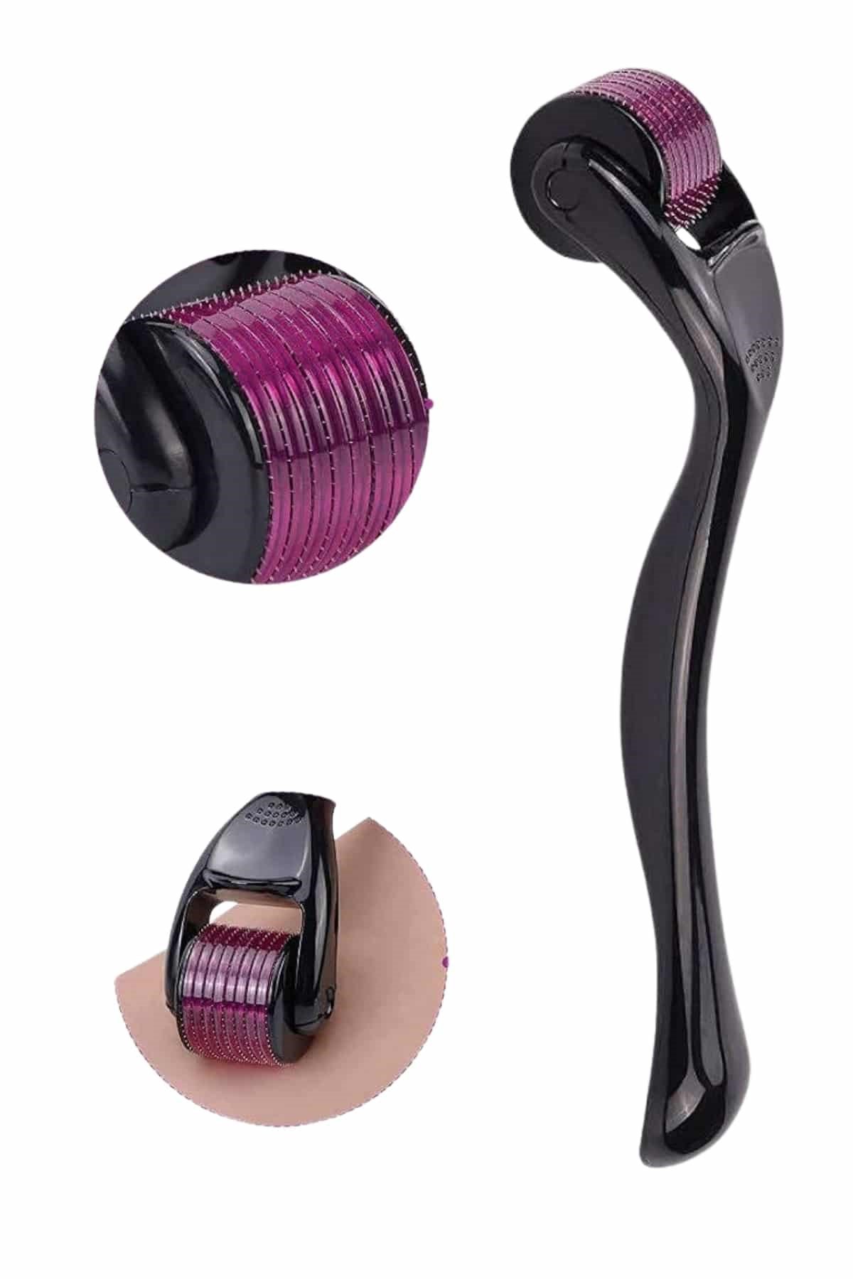 Titanyum Uçlu Derma Roller 540 İğneli 1 mm Gözenek Azaltıcı Akne İzlerine Uygun