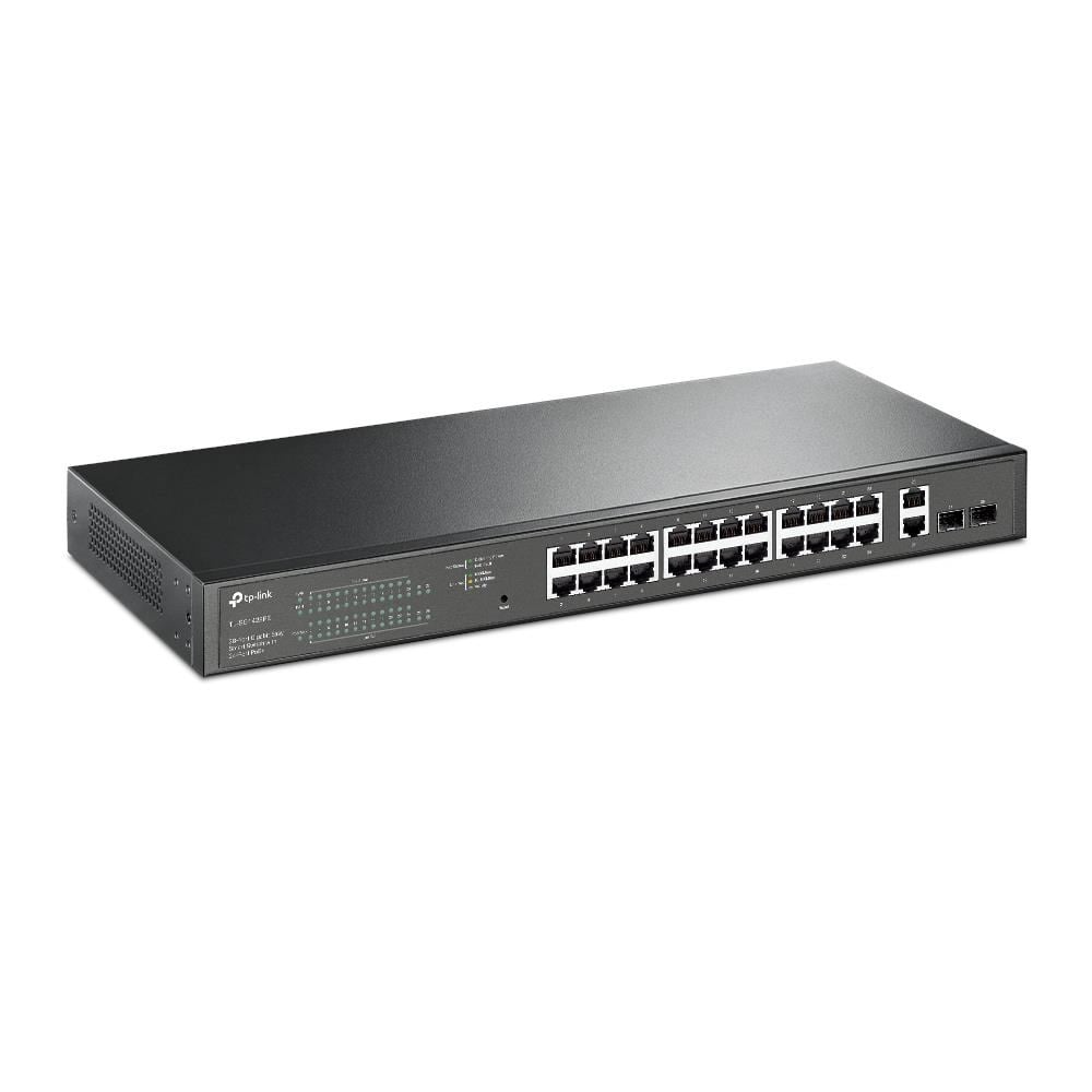 TL-SG1428PE 24 PORT GIGABIT + 2XGIGABIT RJ45/SFP UPLINK YÖNETİLEBİLİR 250W POE RACKMOUNT SWITCH