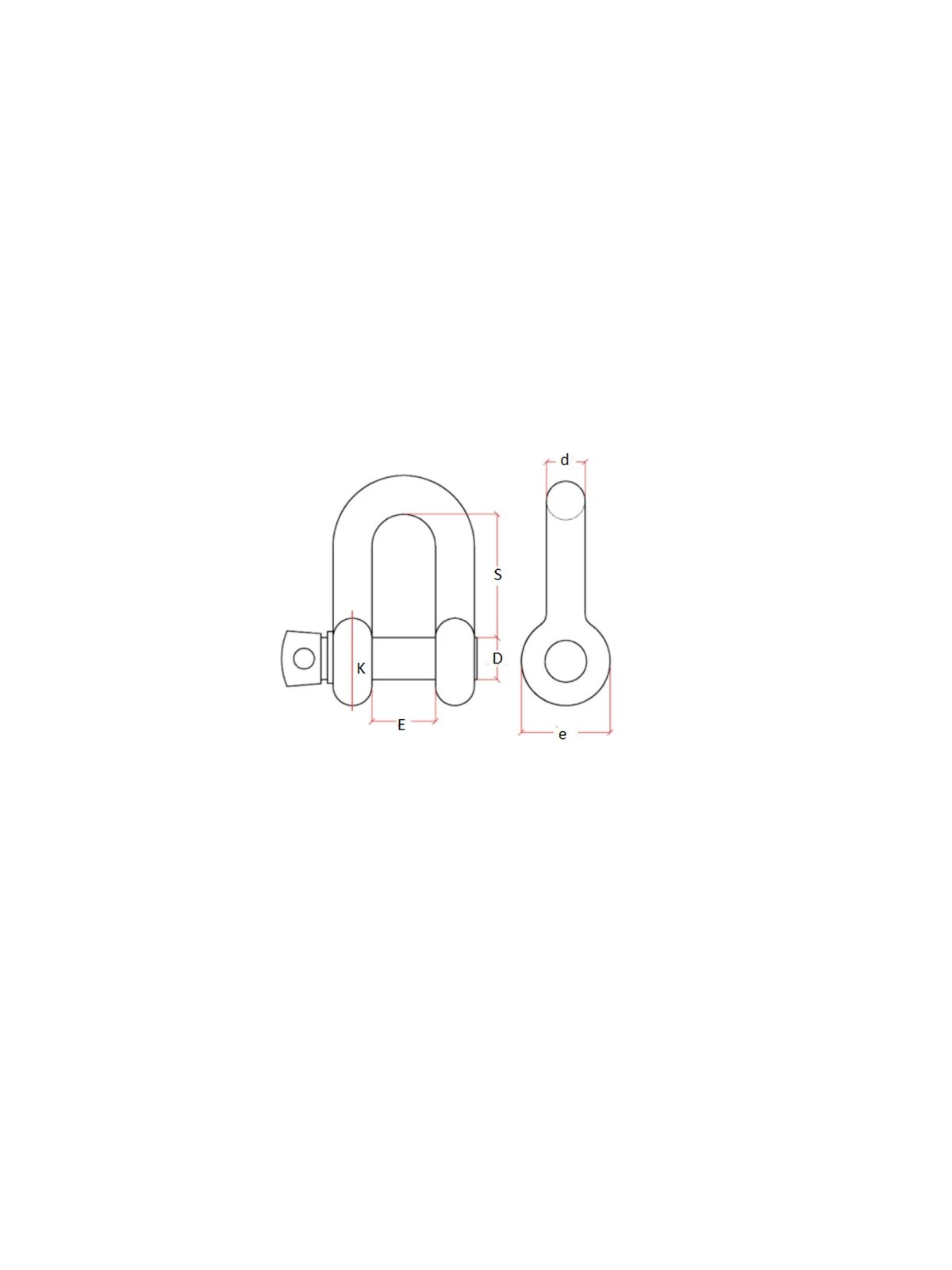 Tonajlı Kilit Düz G-210 1/2 - 2 ton