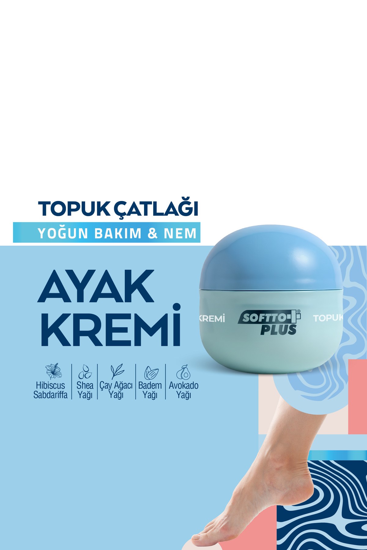 TOPUK ÇATLAĞI VE AYAK KREMİ 100 ML