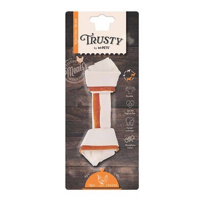 Trusty Tavuklu Düğümlü Kemik Köpek Ödülü 65 Gr 15,3 Cm