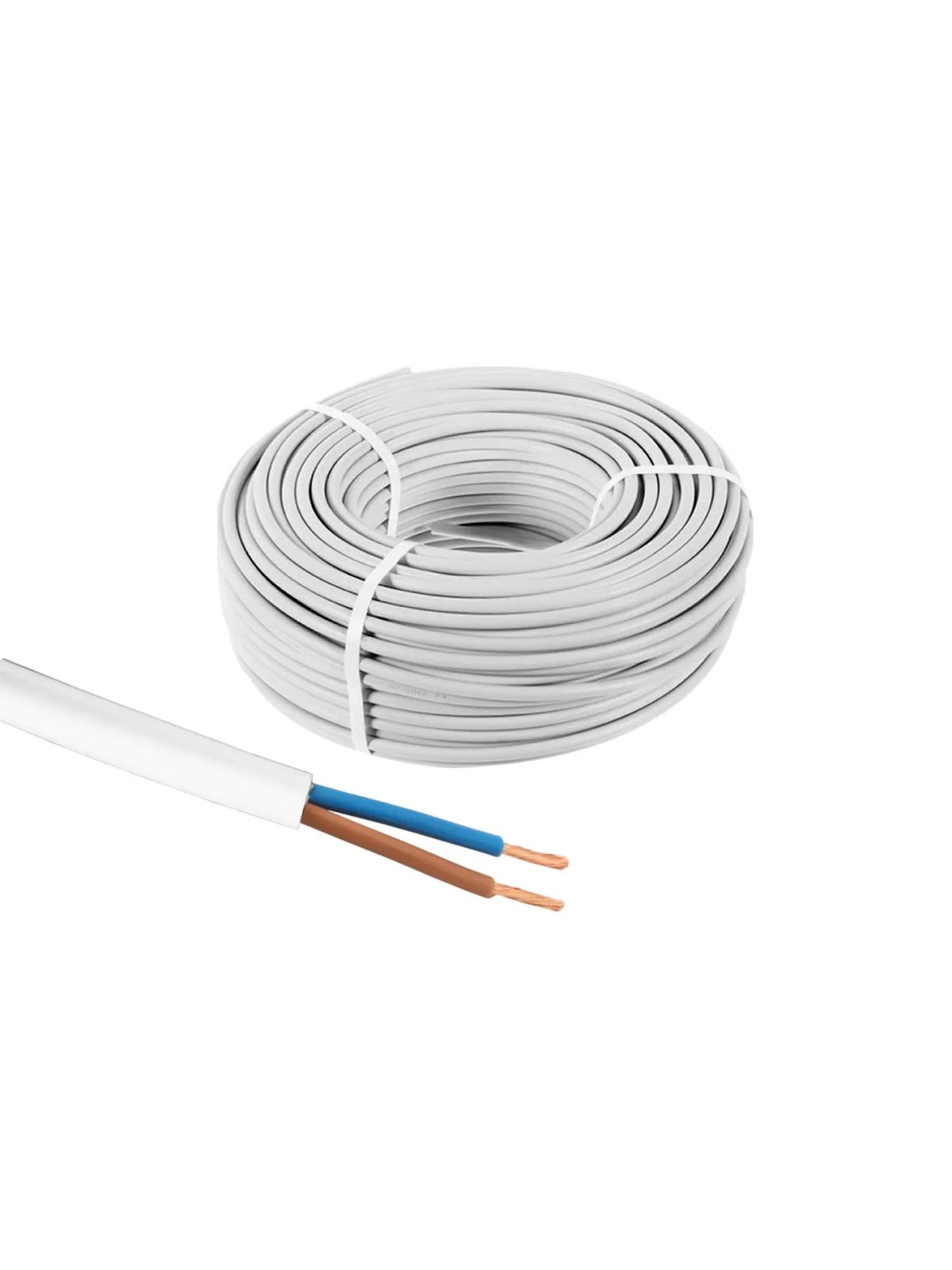 TTR Kablo Beyaz 2x1.5 mm H05VV-F
