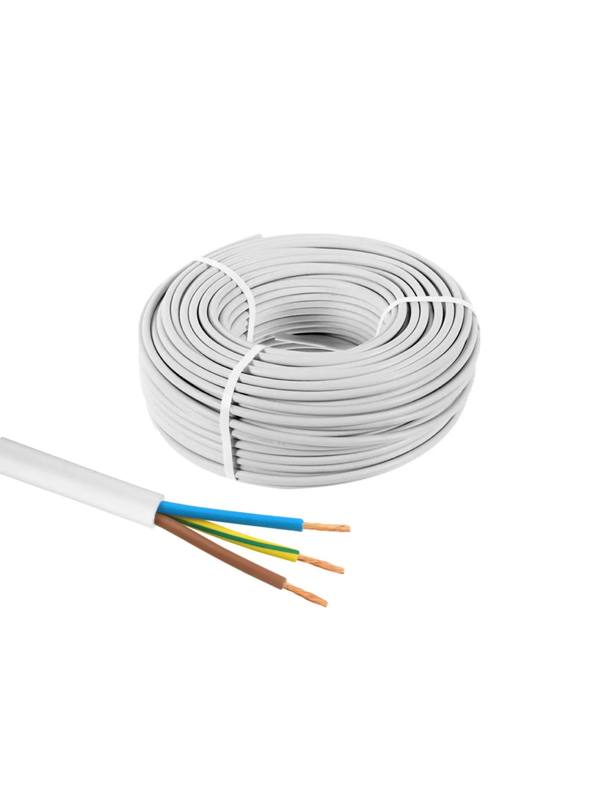 TTR Kablo Beyaz 3x1.5 mm H05VV-F