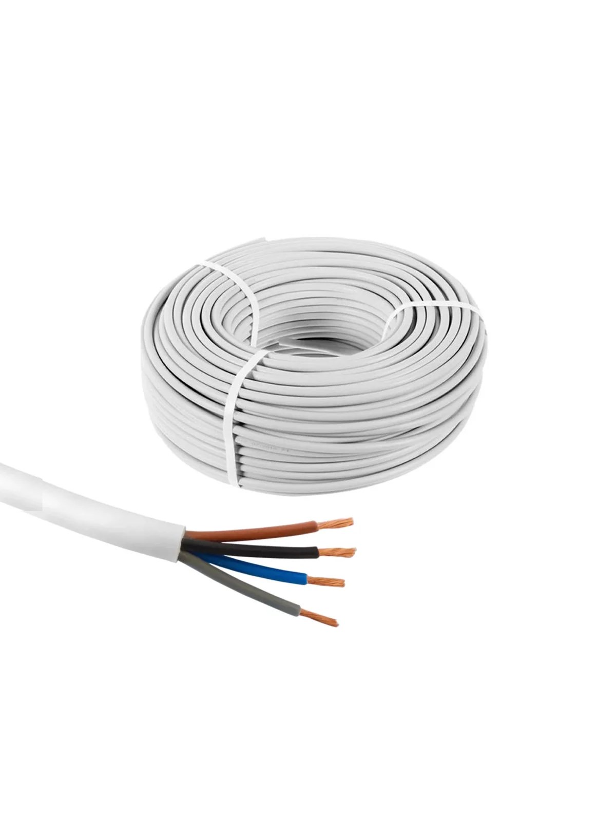 TTR Kablo Beyaz 4x1.5 mm H05VV-F