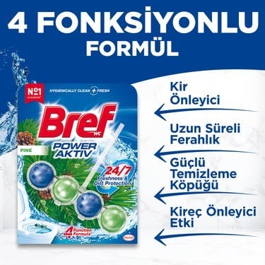 Tuvalet Bloğu 2'li Çam Kokulu Etkili Temizlik Ürünü
