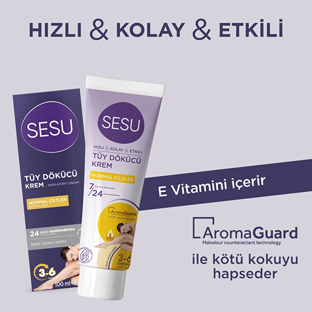 TÜY DÖKÜCÜ KREM & NORMAL CİLTLER İÇİN 100ML
