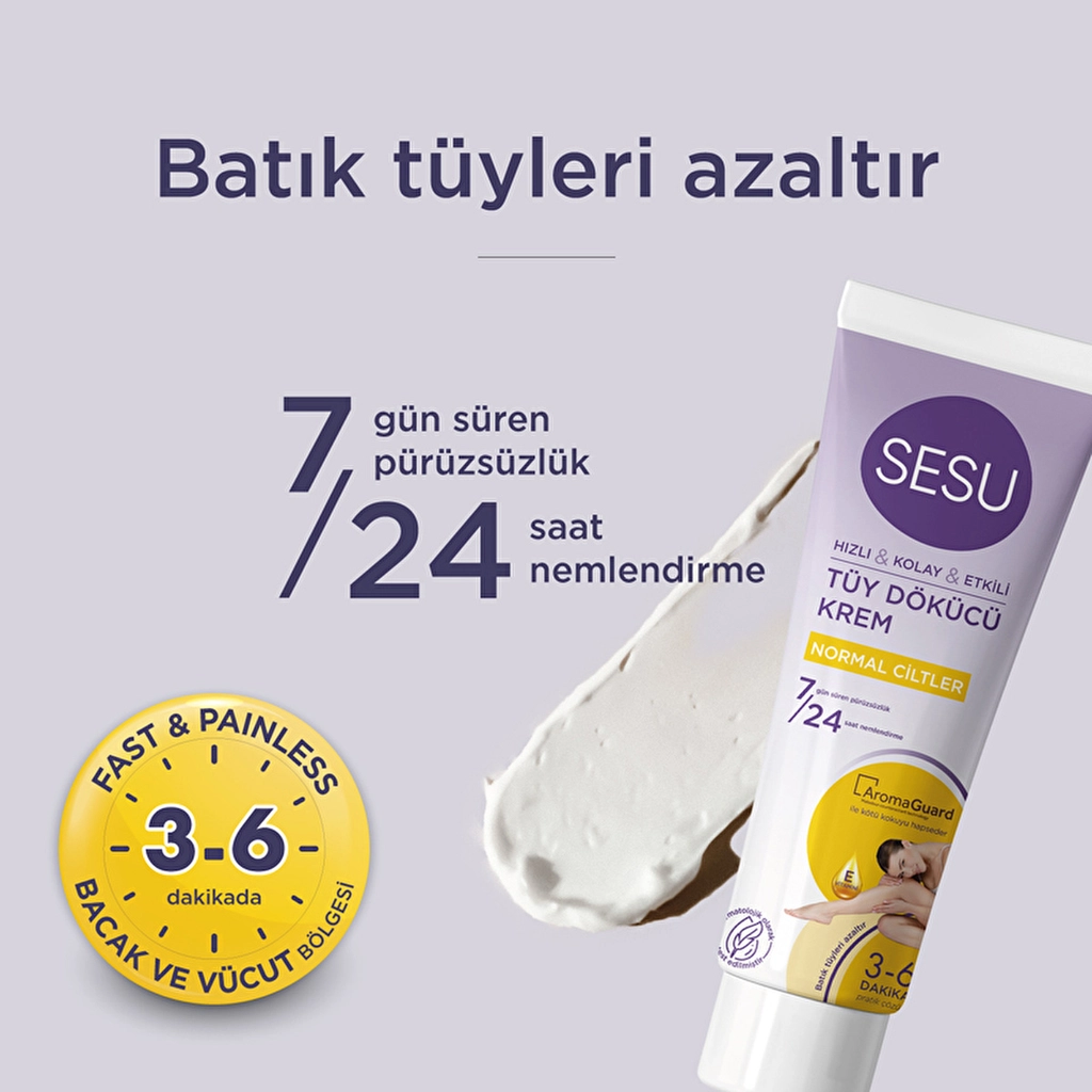 TÜY DÖKÜCÜ KREM & NORMAL CİLTLER İÇİN 100ML