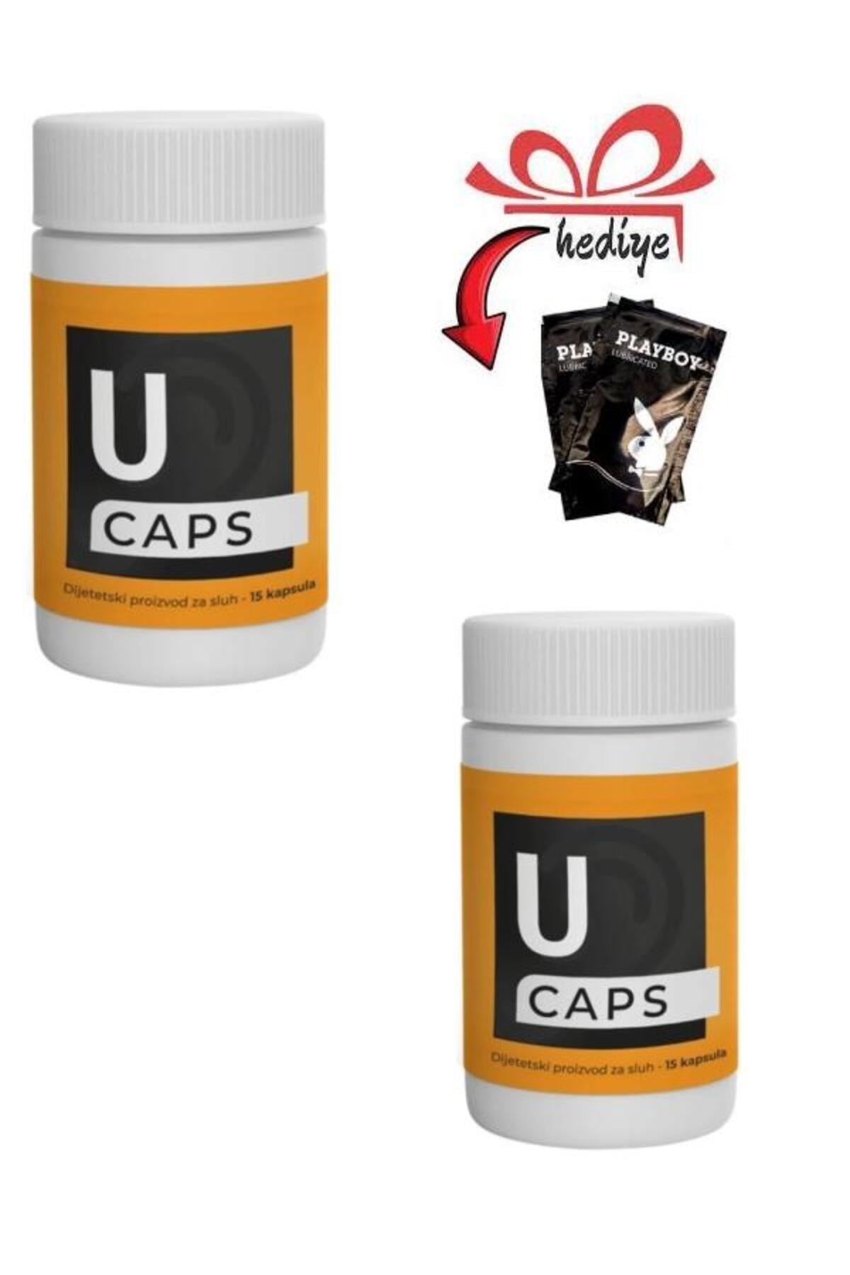 U Caps Erkeklere Özel Destekleyici 15'li x 2 ad. + Kayganlaştırıcı Jelle