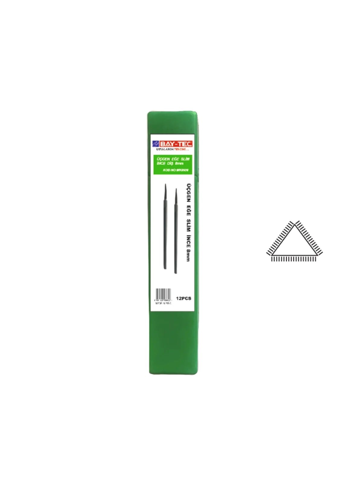 Üçgen Eğe Slim İnce Diş 5 mm MK0902
