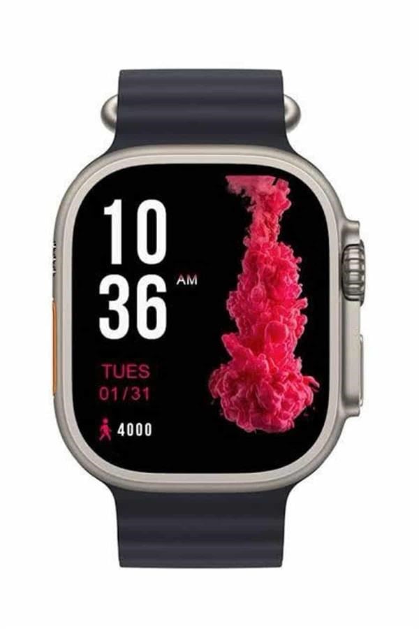 Ultra Akıllı Saat 49 Mm Çift Kordonlu Arama Cevaplama Bluetooth Bağlantılı