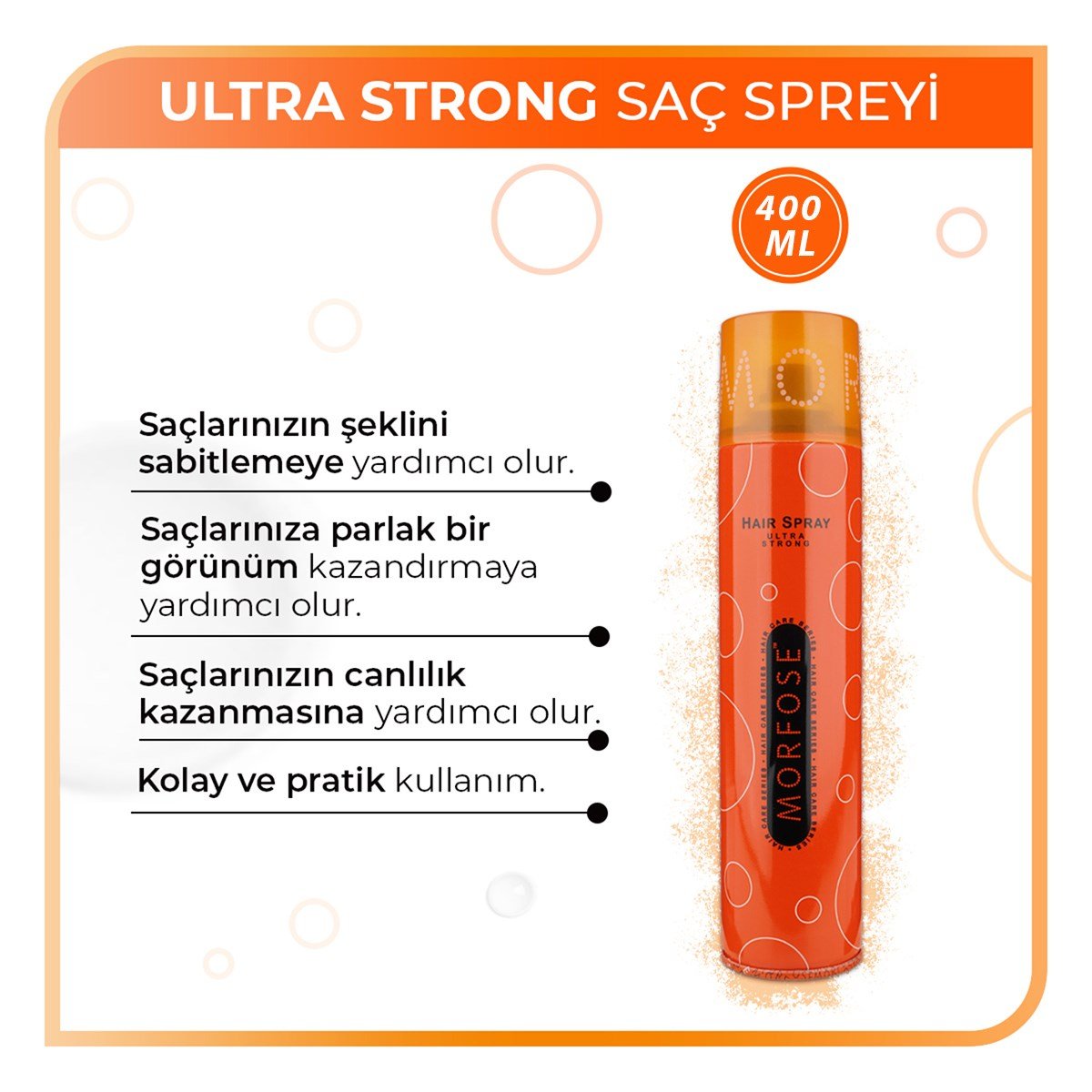 Ultra Saç Spreyi 400 ml