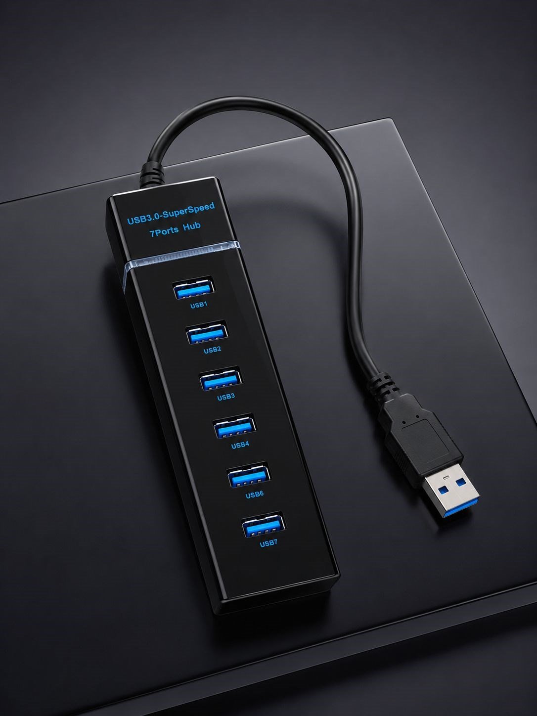 USB Hub 7 Port USB 3.0 Çoklayıcı Windows  Uyumlu