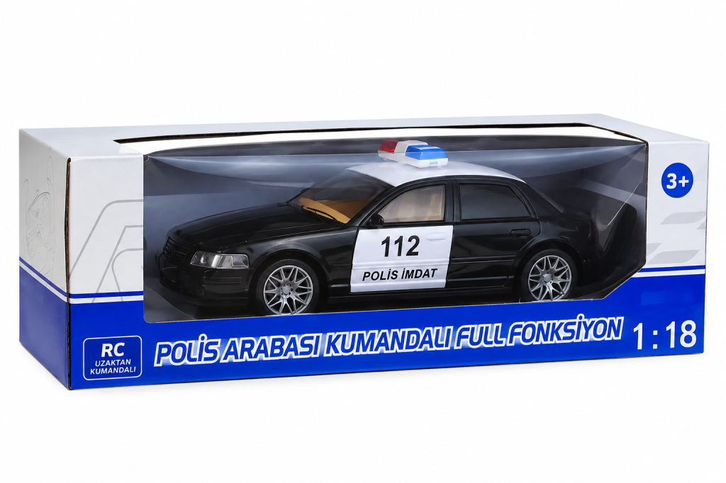 Uzaktan Kumandalı Pilli Polis Aracı