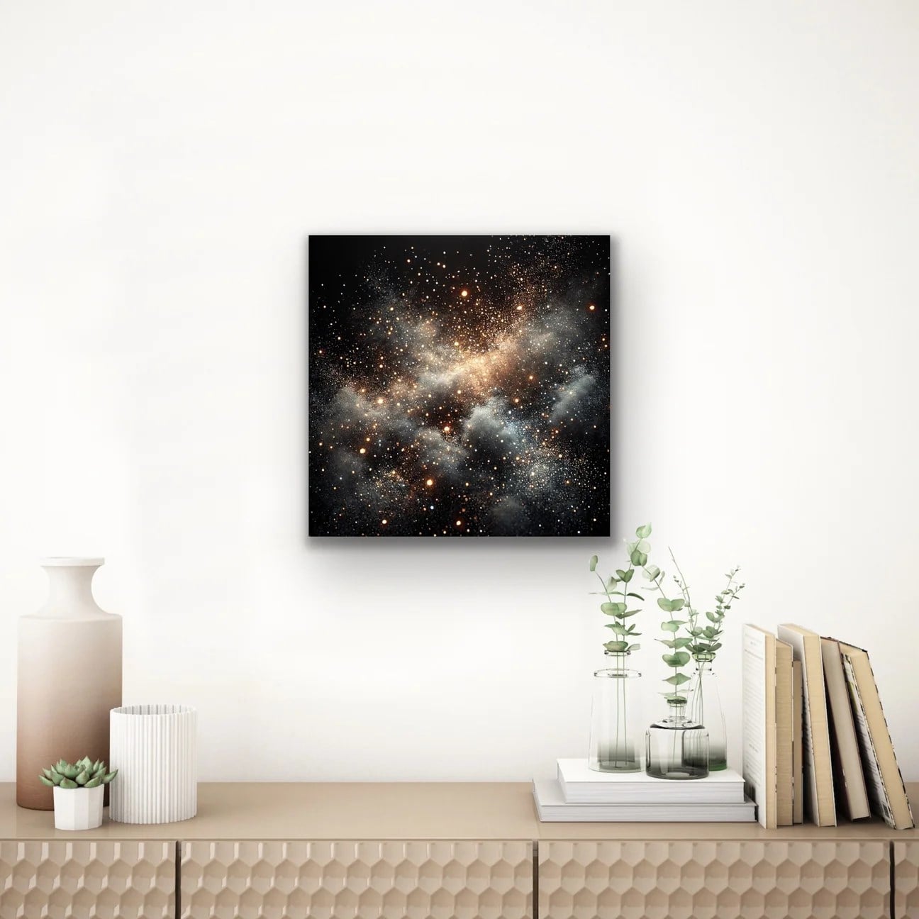 Uzay Boşluğu Kanvas Tablo 60x60cm
