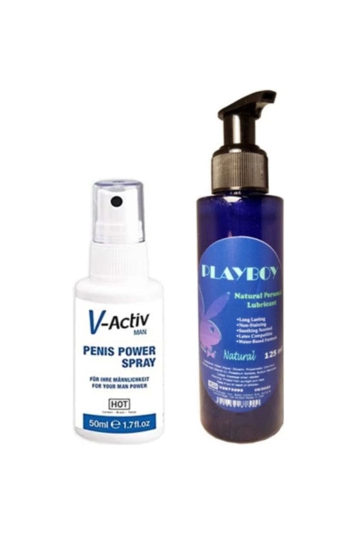 V-Activ Power Erkeklere Özel Sertlik Sprey 50 Ml + Mucizevi 125ml Lubricant Gel