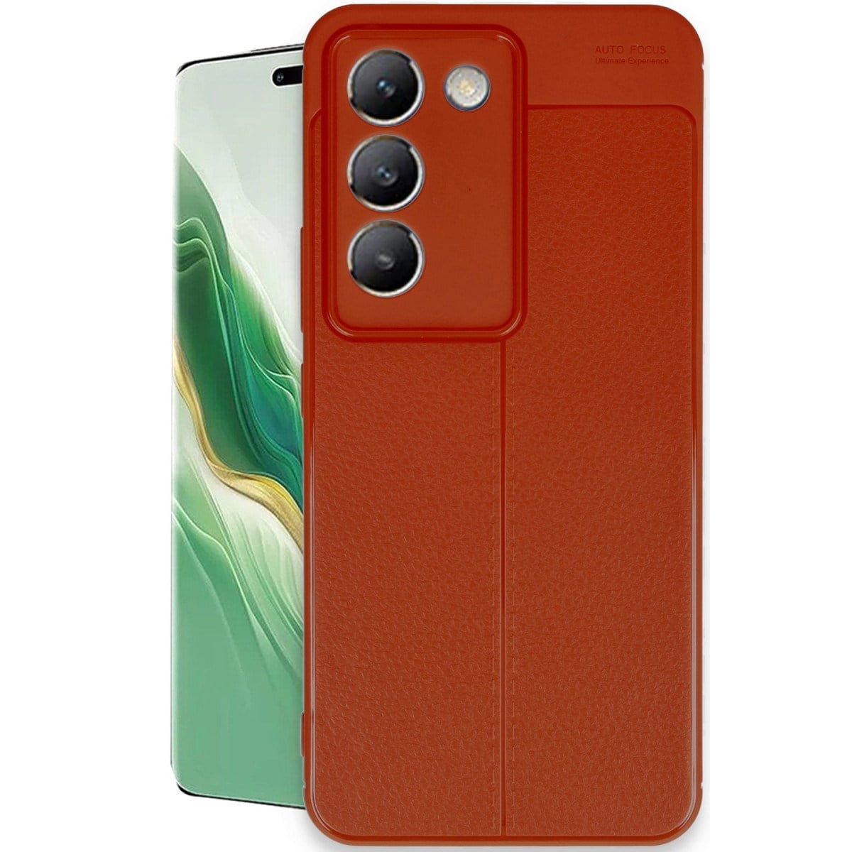 V30 Lite 4G Kılıf Auto Focus Kapak - Kırmızı