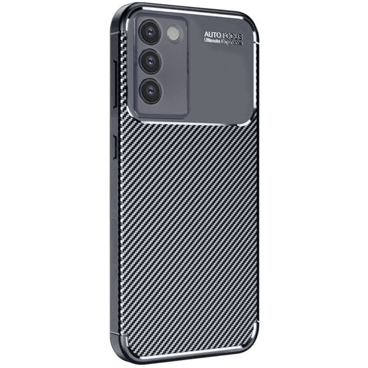 V30 Lite 4G Kılıf Auto Focus Karbon Kapak - Siyah