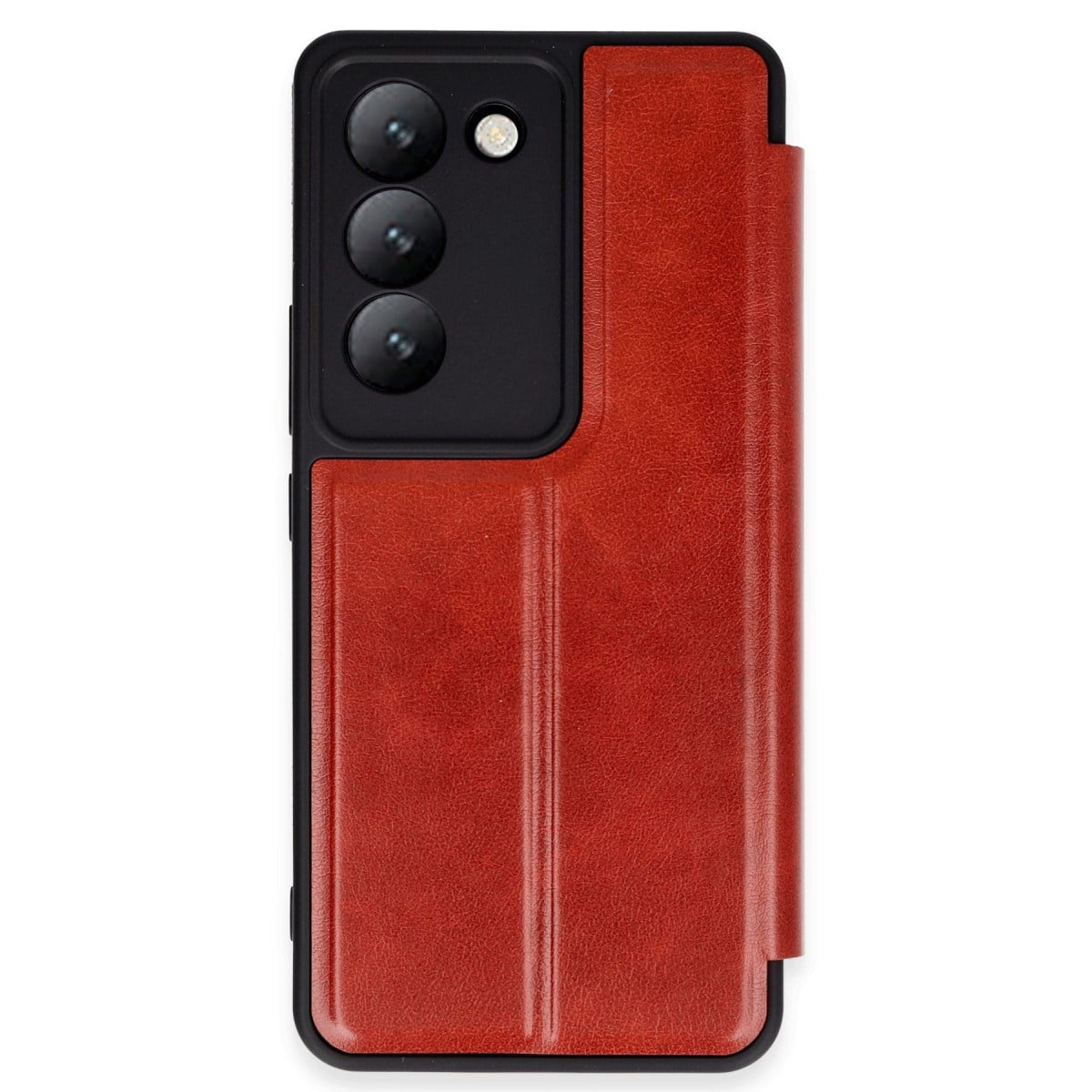 V30 Lite 4G Kılıf Flip Cover - Kırmızı