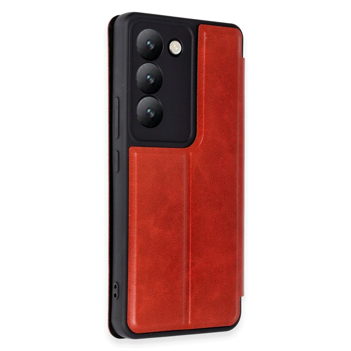 V30 Lite 4G Kılıf Flip Cover - Kırmızı