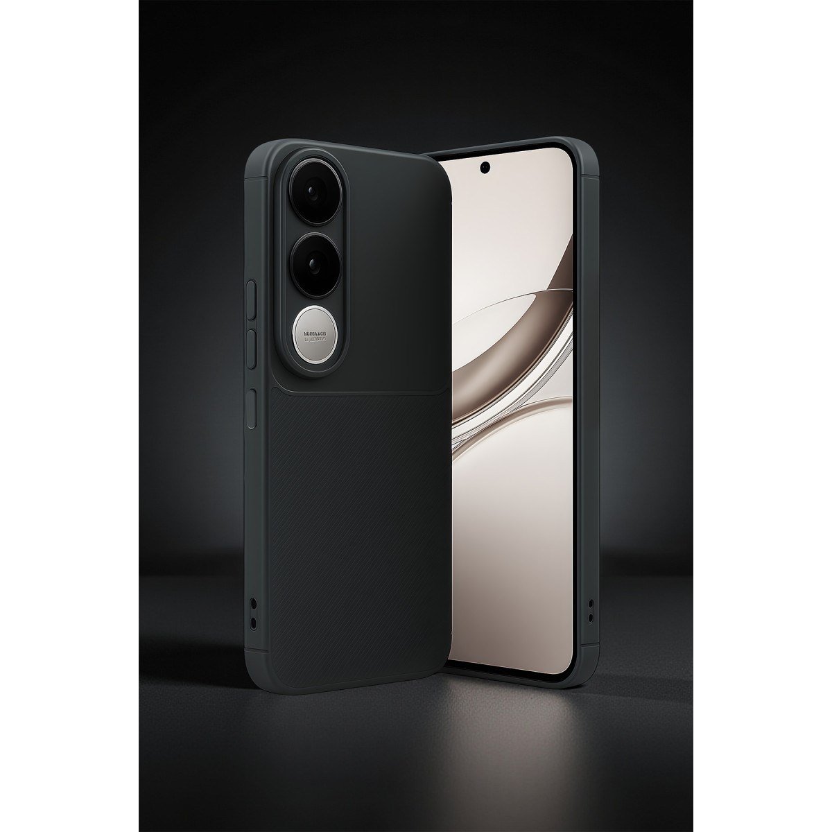 V50 Lite 4G Auto Focus Karbon Kapak - Siyah