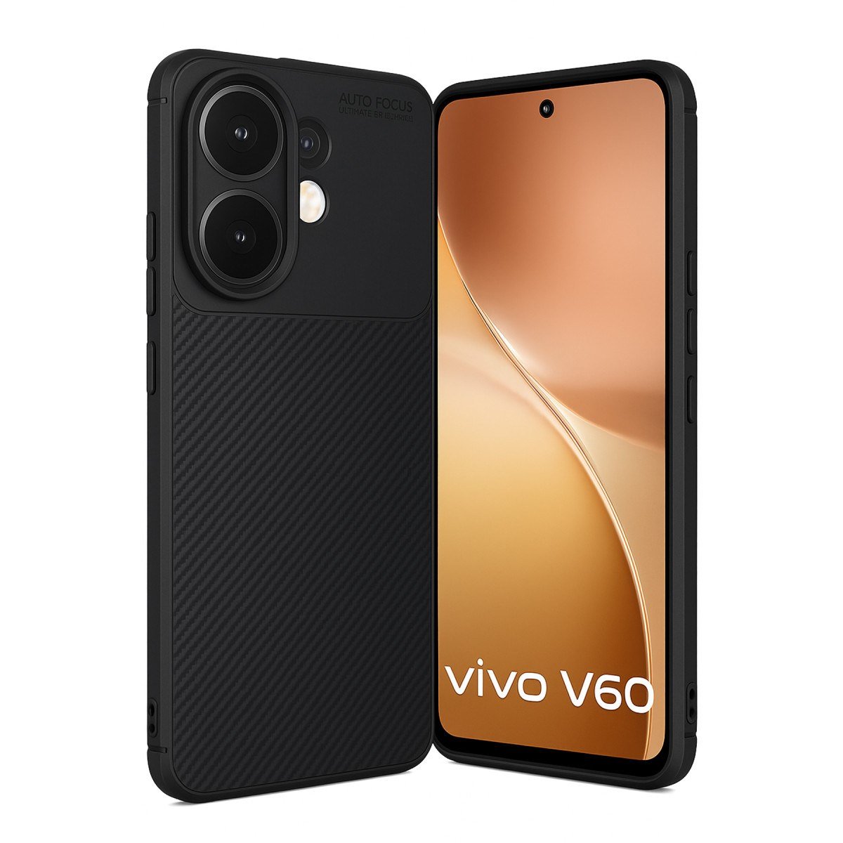 V60 5G Auto Focus Karbon Kapak - Siyah