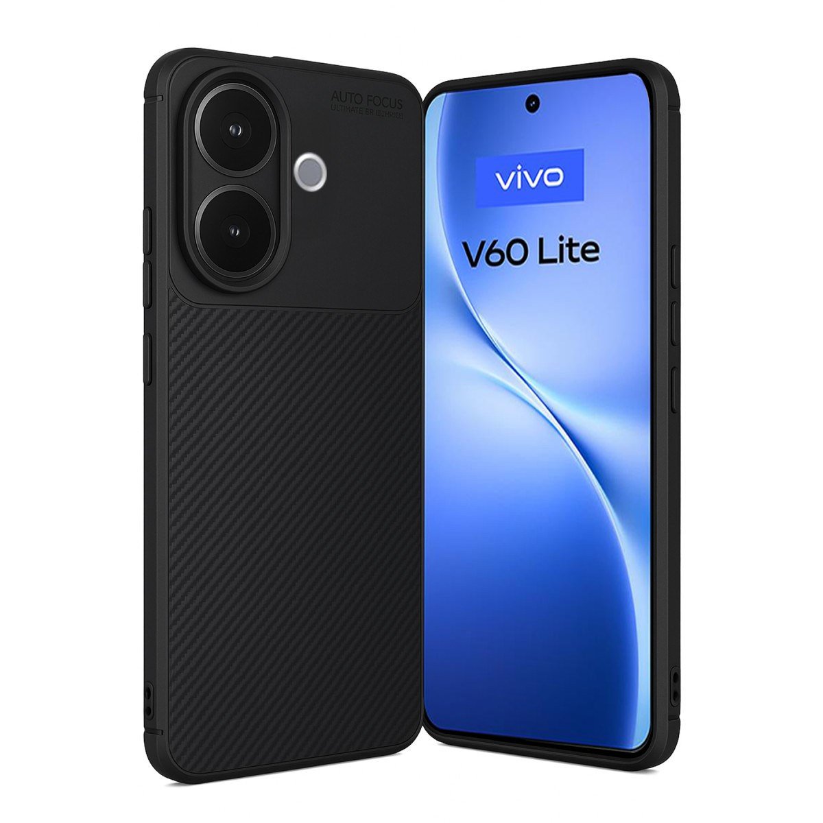 V60 Lite Auto Focus Karbon Kapak - Siyah