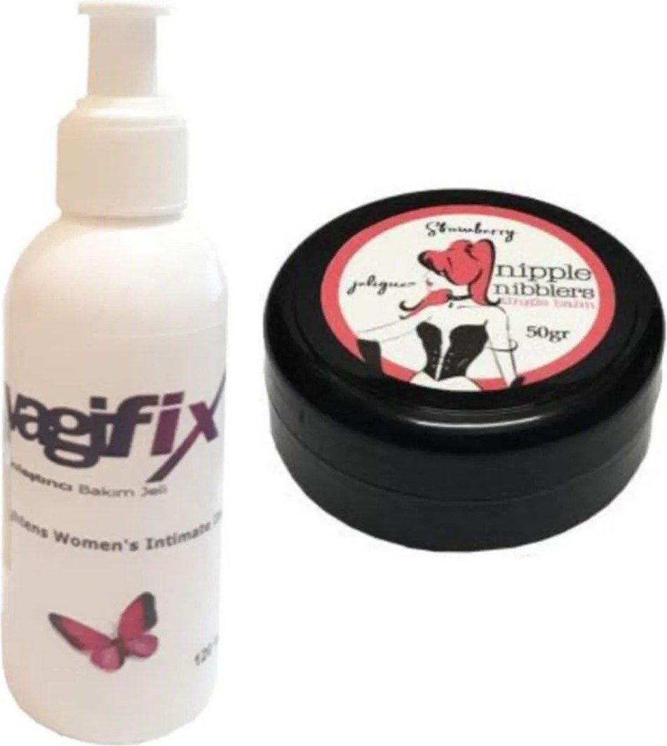 Vagifix Tingle Balm 50  ml  Göğüs Uyarıcı Bakım Kremi Çilek Aromalı + Genital Bakım Kremi 120  ml  1 Adet